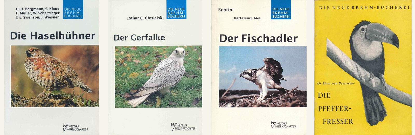Fachbände aus der Neuen Brehm-Bücherei